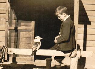 Charles Mackinnon and his Kookaburra (F Mackinnon)